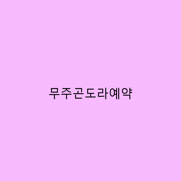 무주곤도라예약으로 즐기는 완벽한 겨울 여행 가이드