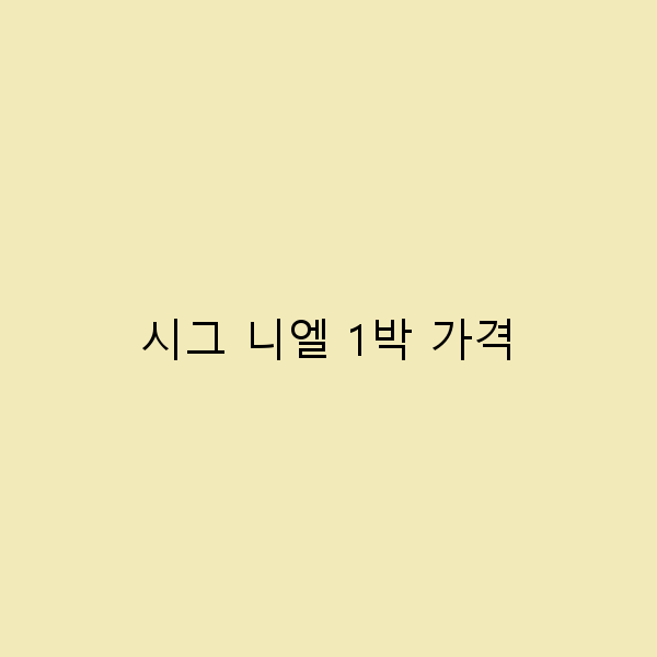 시그니엘 1박 가격, 여행 예산을 절약하는 팁