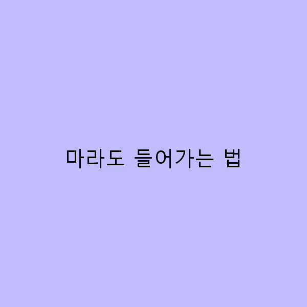 마라도 들어가는 법 여행 전문가가 알려주는 완벽 가이드