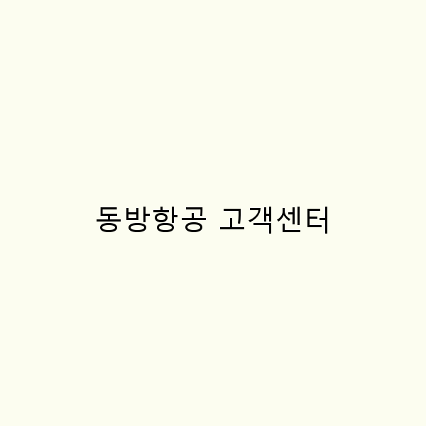 동방항공 고객센터로 해결하는 여행 중 문제들