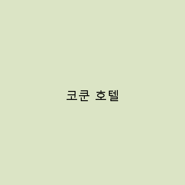 코쿤 호텔에서의 완벽한 휴식 놓치면 후회할 여행 팁