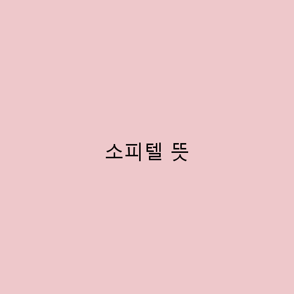 소피텔 뜻과 함께하는 꿈같은 여행의 시작
