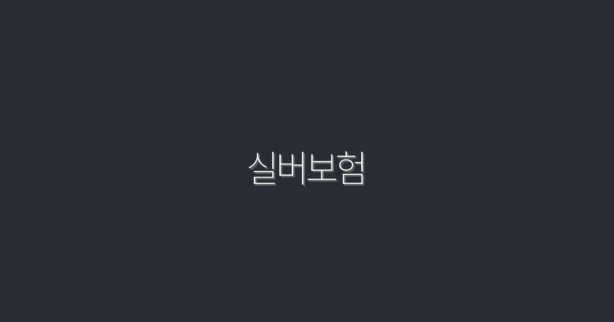 2026년 실버보험, 필수 혜택 5가지와 선택 가이드!