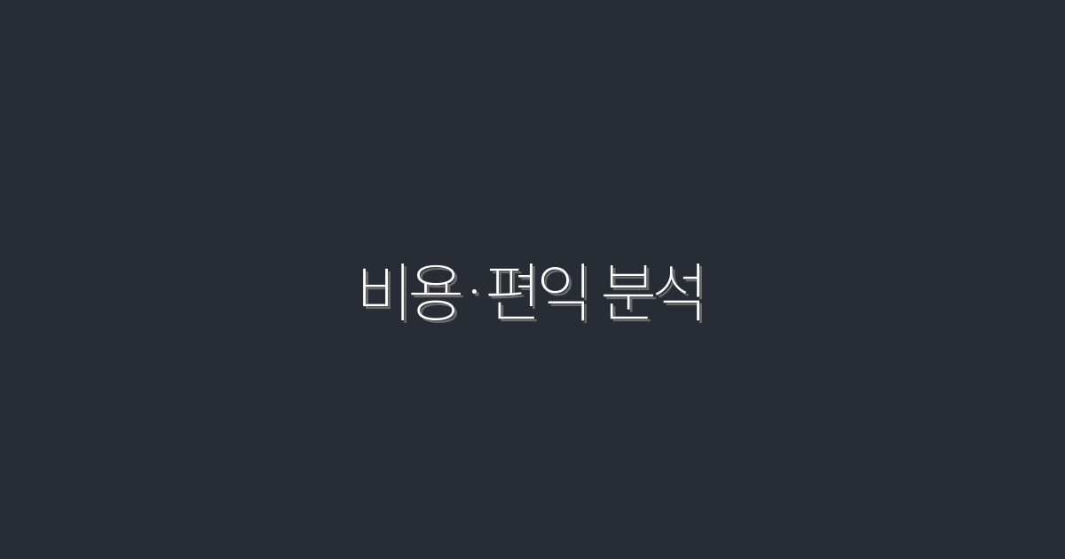 2026년 최신 비용·편익 분석: 5가지 필수 혜택!